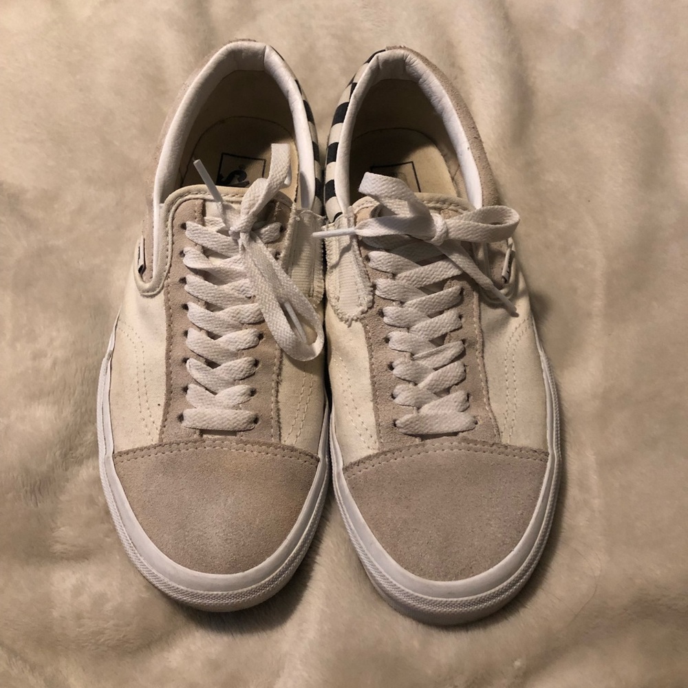 Vans Checkerboard Slip-On Cap Shoes